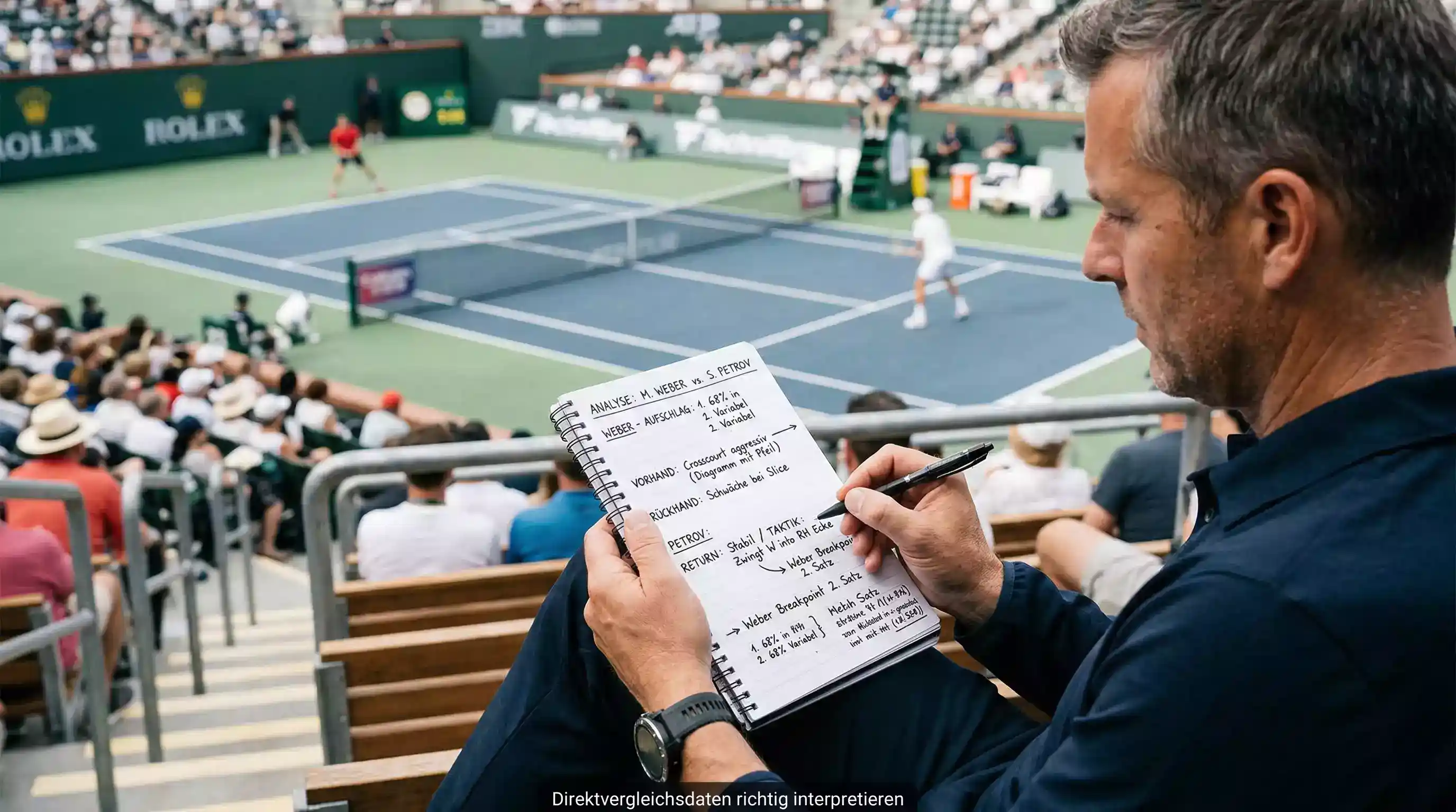 Tennis H2H Statistiken für Wetten – Spieler-Duelle analysieren