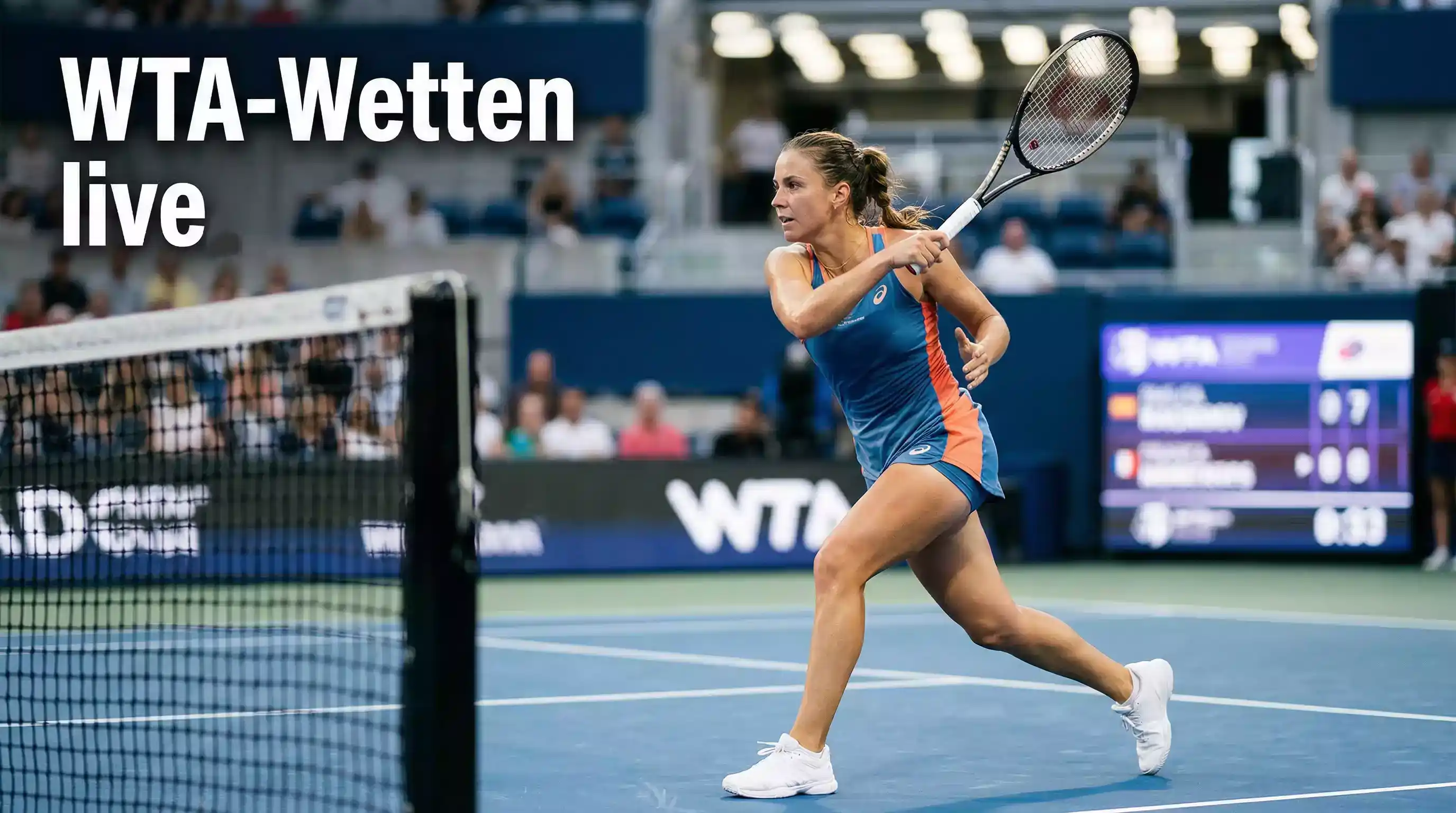 Tennisspielerin schlägt Return auf WTA-Turnier – Frauen-Tennis als eigener Wettmarkt